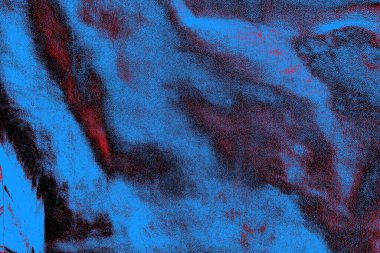 Kırmızı ve mavi renkli grungy duvar, desenli arka plan