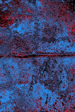 Çizik ve çatlaklarla metal doku