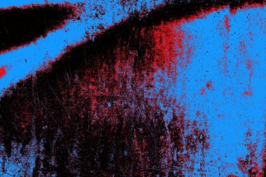 Çizik ve çatlaklarla metal doku.