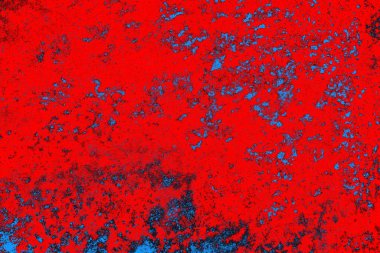 Soyut grunge arkaplanı. Monokrom dokusu. Mavi ve kırmızı desenli arkaplan