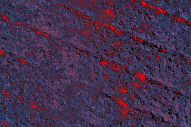 Çizik ve çatlaklarla metal doku