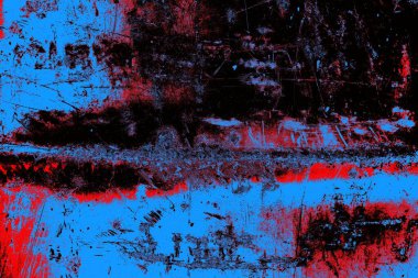 Çizik ve çatlaklarla metal doku