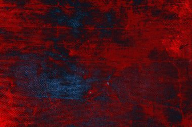 Soyut grunge arkaplanı. Monokrom dokusu. Mavi ve kırmızı desenli arkaplan