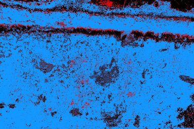 Çizik ve çatlaklarla metal doku