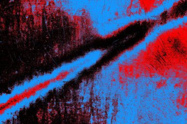 Çizik ve çatlaklarla metal doku.