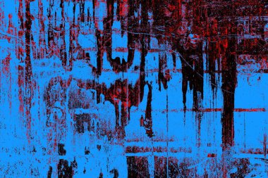 Çizik ve çatlaklarla metal doku