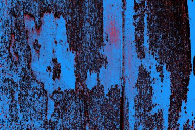 Kırmızı ve mavi renkli grungy duvar, desenli arka plan