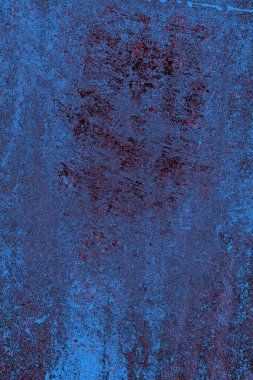 Kırmızı ve mavi renkli grungy duvar, desenli arka plan