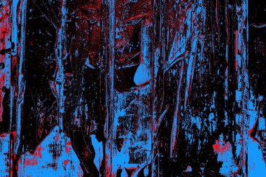 Kırmızı ve mavi renkli grungy duvar, desenli arka plan