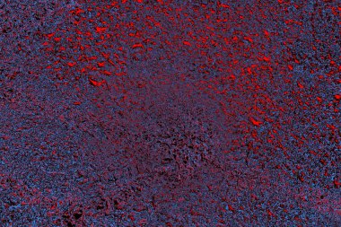 Kırmızı ve mavi renkli grungy duvar, desenli arka plan