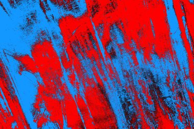 Kırmızı ve mavi renkli grunge duvar dokusu arkaplanı