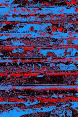 Çizik ve çatlaklarla metal doku