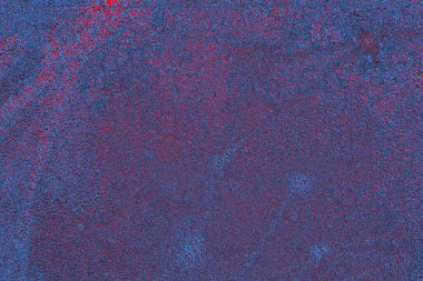 Kırmızı ve mavi renkli grungy duvar, desenli arka plan