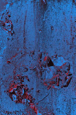 Dökülen boya paslı metal dokusu