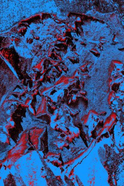 Dökülen boya paslı metal dokusu