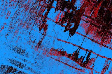 Çizik ve çatlaklarla metal doku