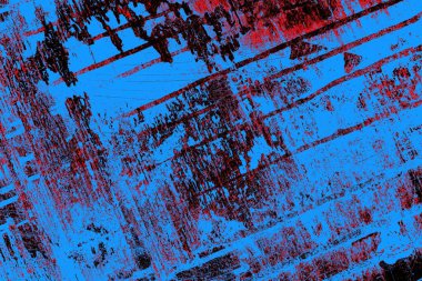 Çizik ve çatlaklarla metal doku