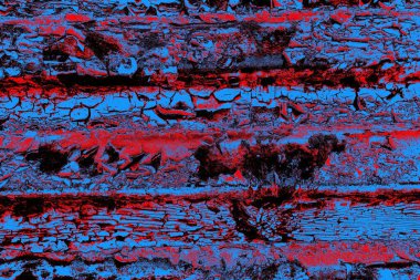 Çizik ve çatlaklarla metal doku