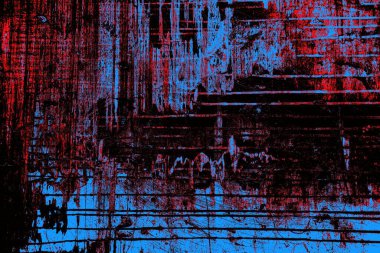 Çizik ve çatlaklarla metal doku