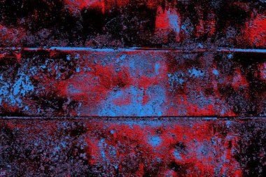 Çizik ve çatlaklarla metal doku