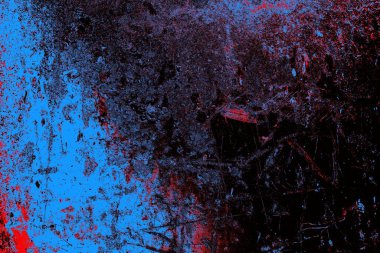 Çizik ve çatlaklarla metal doku