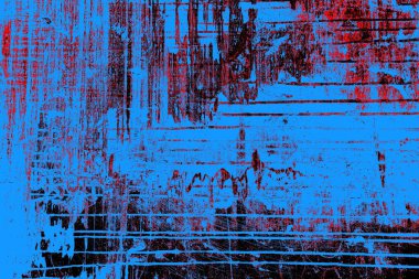 Çizik ve çatlaklarla metal doku