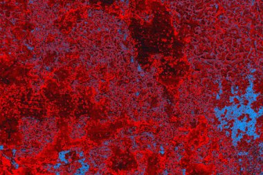 Soyut grunge arkaplanı. Monokrom dokusu. Mavi ve kırmızı desenli arkaplan