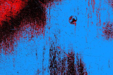 Çizik ve çatlaklarla metal doku