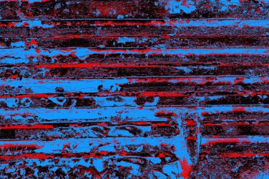 Çizik ve çatlaklarla metal doku