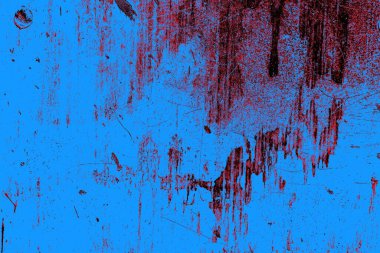 Çizik ve çatlaklarla metal doku