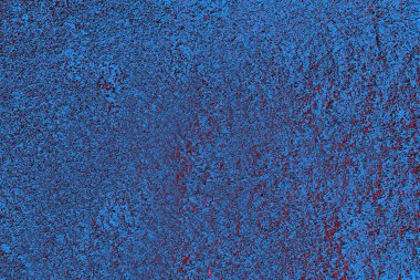 Kırmızı ve mavi renkli grungy duvar, desenli arka plan