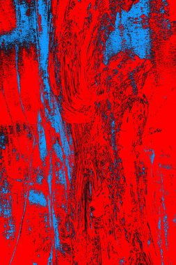 Kırmızı ve mavi renkli grunge duvar dokusu arkaplanı