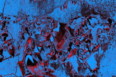 Dökülen boya paslı metal dokusu