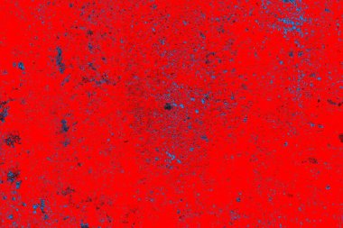 Kırmızı ve mavi renkli grungy duvar, desenli arka plan