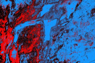 Çizik ve çatlaklarla metal doku