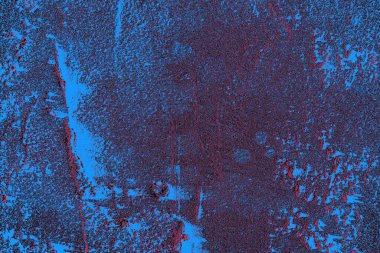 Kırmızı ve mavi renkli grungy duvar, desenli arka plan