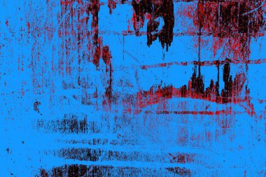 Çizik ve çatlaklarla metal doku