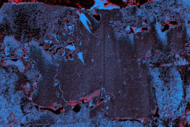 Dökülen boya paslı metal dokusu