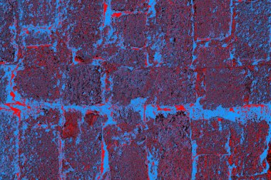 Arka plandaki eski tuğla duvar