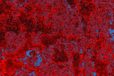 Soyut grunge arkaplanı. Monokrom dokusu. Mavi ve kırmızı desenli arkaplan