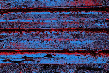 Çizik ve çatlaklarla metal doku