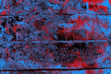 Çizik ve çatlaklarla metal doku