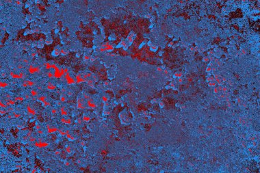 Çizik ve çatlaklarla metal doku