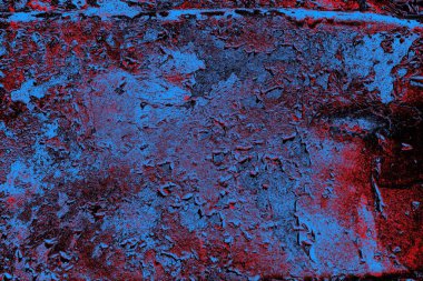 Çizik ve çatlaklarla metal doku