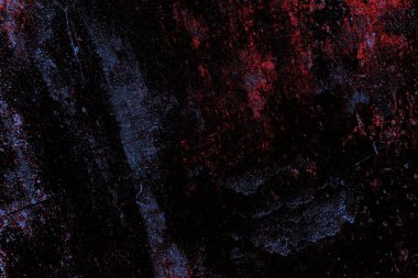 Kırmızı ve mavi renkli grungy duvar, desenli arka plan