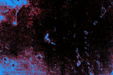 Kırmızı ve mavi renkli grungy duvar, desenli arka plan