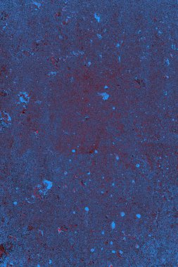 Kırmızı ve mavi renkli grungy duvar, desenli arka plan