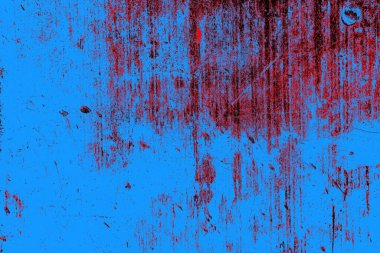 Çizik ve çatlaklarla metal doku