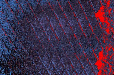 Çizik ve çatlaklarla metal doku