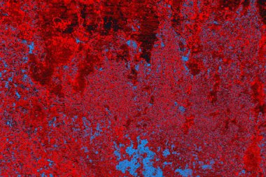 Soyut grunge arkaplanı. Monokrom dokusu. Mavi ve kırmızı desenli arkaplan